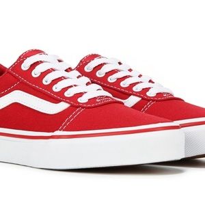 Vans red Size 4 youth - new without box